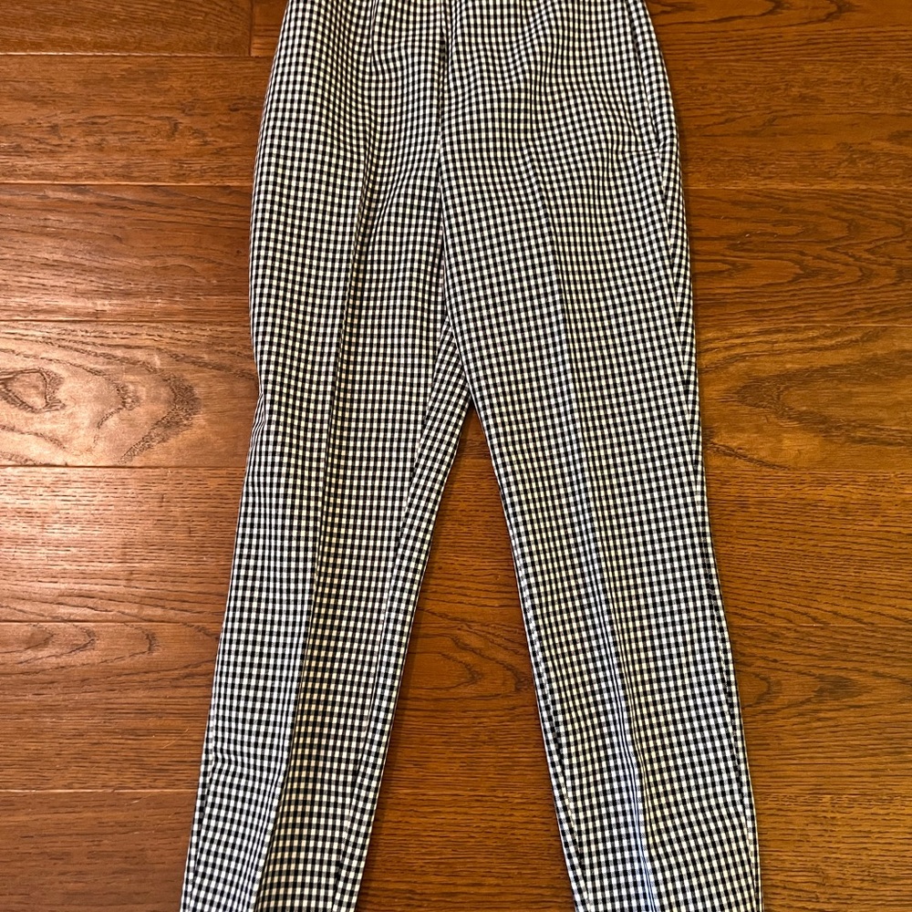 H&M Black and White‎ Patterned Dress Pants